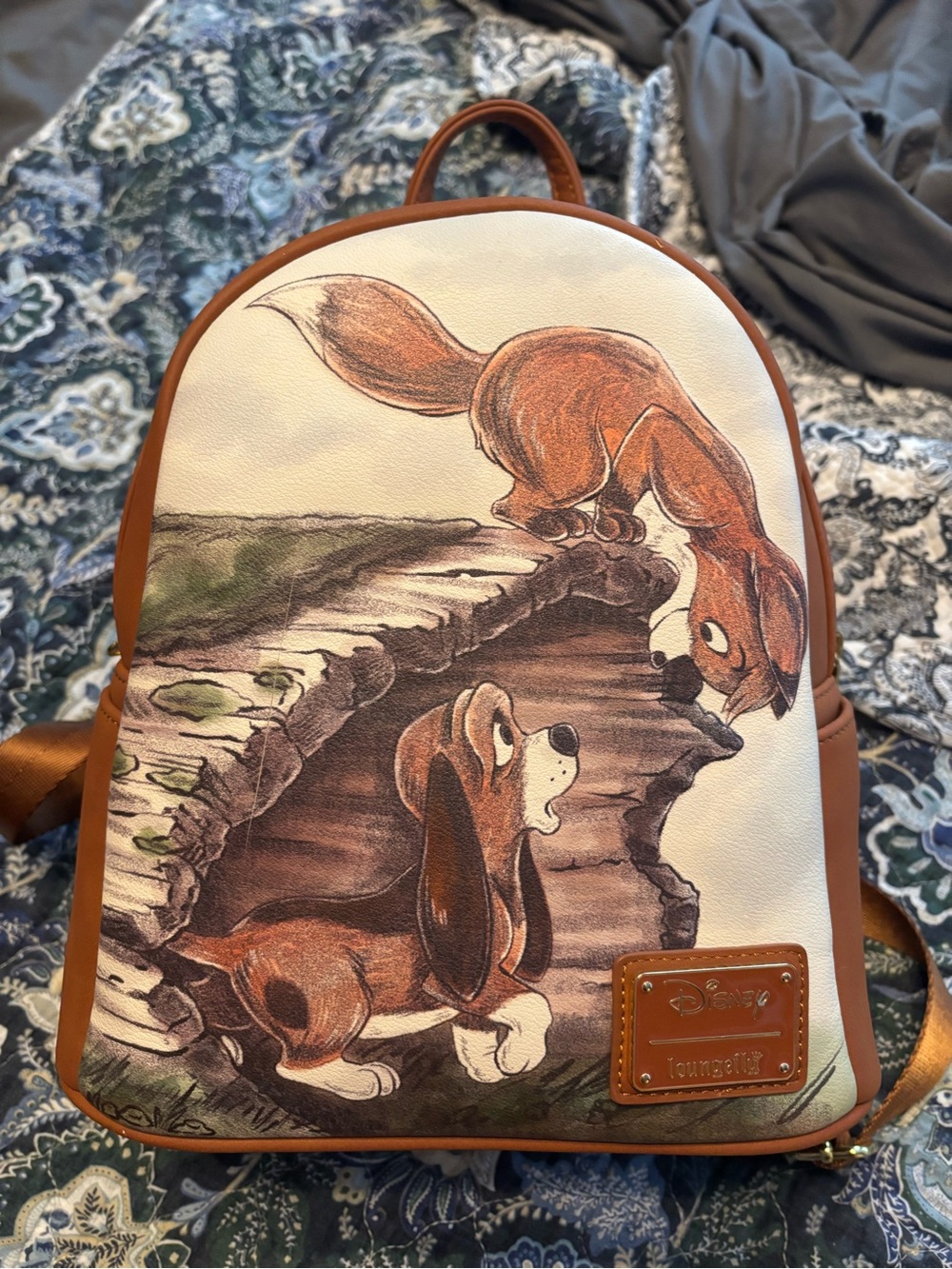 Loungefly Fox and the Hound mini backpack